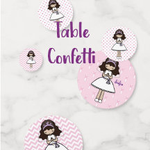 Table Confetti for First Communion