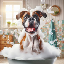 Funny Dogs Faux Canvas Prints