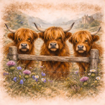 Watercolour Animal Canvas Prints | Cute Wildlife