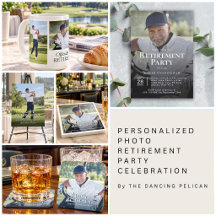 Personalized Photo Retirement Party Collection