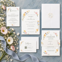 Chic Boho Pastel Flowers