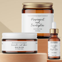 Elegant Minimalist Soap and Cosmetic Labels