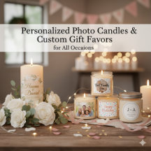 keepsake Custom Candles Favors for All Occasions