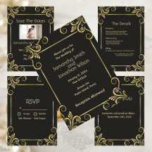 Elegant Gold Art Deco Vintage Wedding Collection