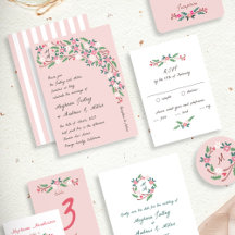 Rustic Floral Country Chic Wedding Suite