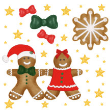 Gingerbread Friends Christmas Pattern Collection