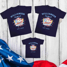 Born Free Independence Day Family Shirt