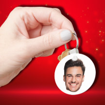 Custom Face Photo Keychain