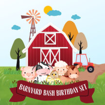 Barnyard Birthday Party Set