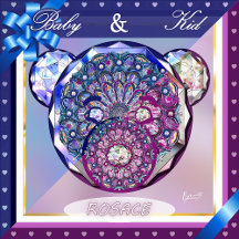 Rosace ( Blue or Cardinal red) for Baby & Child