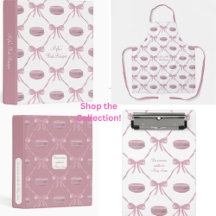 Personalized Frilly Coquette Kitchen Recipe Aids