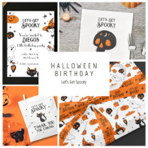 "Let's Get Spooky" Halloween Birthday