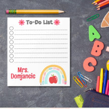 Personalized Back to School Notepads