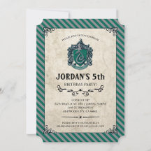Harry Potter Slytherin Birthday