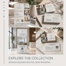Interior Designer Neutral Beige Branding