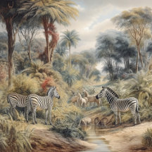 Zebras and Lions 
