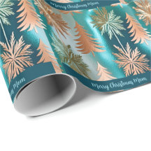 Custom Text Christmas Wrapping Paper 