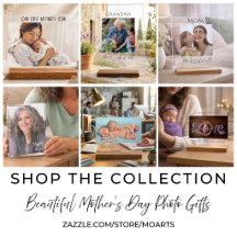 Beautiful Minimal Mother's Day Photo Gifts