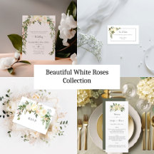 Beautiful White Roses Yellow Peach Pink -BBD
