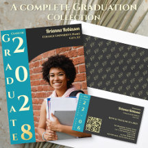 Charcoal Modern Graduation Photo Collection
