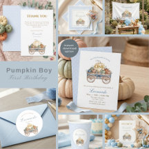 Little Pumpkin Boy First Birthday
