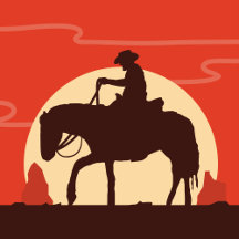 Wild West Cowboy Fleece Blankets