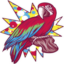Papageien Design