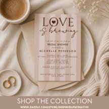 Trendy Coffee Themed Bridal Shower Collection