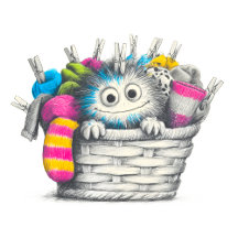 The Colorful Sock Monster