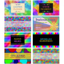 Colorful Business Cards