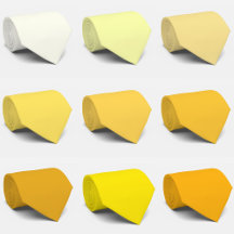 Yellow Solid Color Neckties Collection 