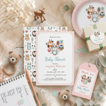 Baby Shower with Woodland Animals