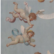 Whimsical Renaissance Cherub Angels painting Postcard | Zazzle.co.uk
