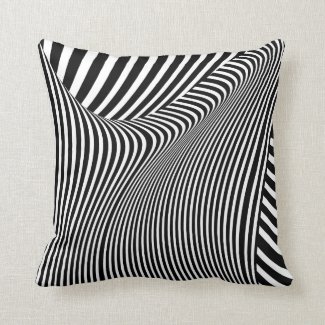 Optical Illusion Throw Pillow