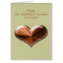5th Wedding Anniversary Greeting Card with verse Zazzle.co.uk