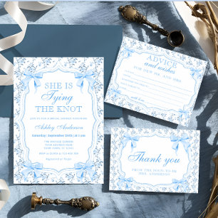 She's Tying the Knot Advice and Wishes Cards