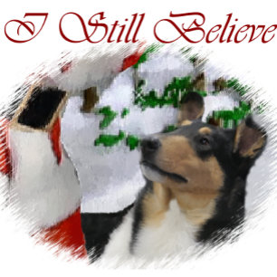 Smooth Collie Christmas Gifts Holiday Card