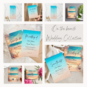 On the beach wedding Menu