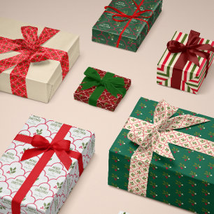 Christmas Holly Sprigs Return Address