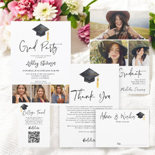 Modern College Fund Graduation Contribution Enclosure Card