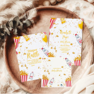 Cute  Ready to Pop Baby Shower Enclosure Card