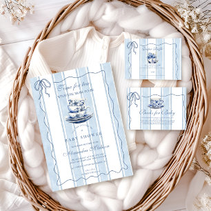 Tea With The Mum To Be Baby Shower Napkin