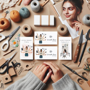 Crafting Queen Crafter Business Card