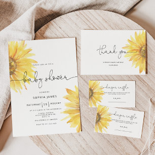 Sunflower Baby trivia baby shower game