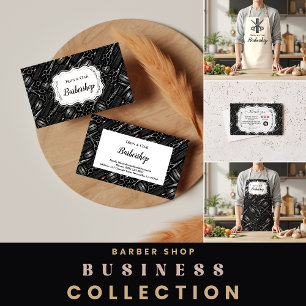 Classic Barbershop Tools Vintage Style Business Card