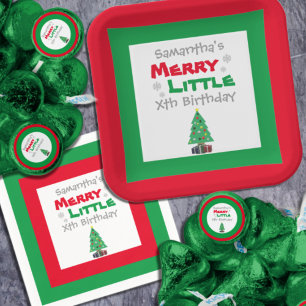 Merry Little Birthday Invitation