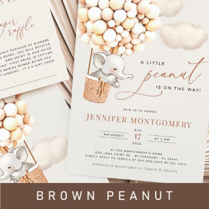 Elephant Hot-Air Balloon Invitation