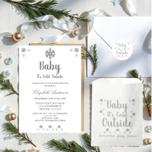 Baby It's Cold Outside Favour Bags