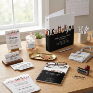 Farm Animals Sheep Chicken Cow marketing Large Gift Bag