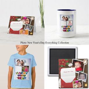 Happy New Year's with Holly Add Your Photos Mug